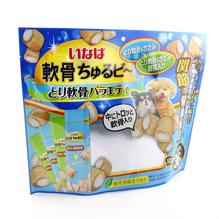 Stand Up Bouch Pet Food Sacols